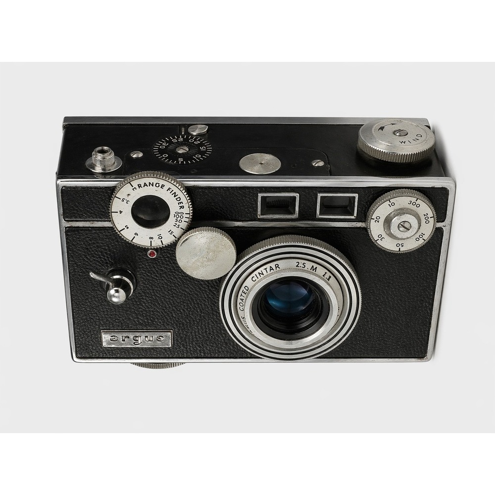 Vintage Argus C3 Rangefinder 35mm Camera w Leather Case Classic‎ USA